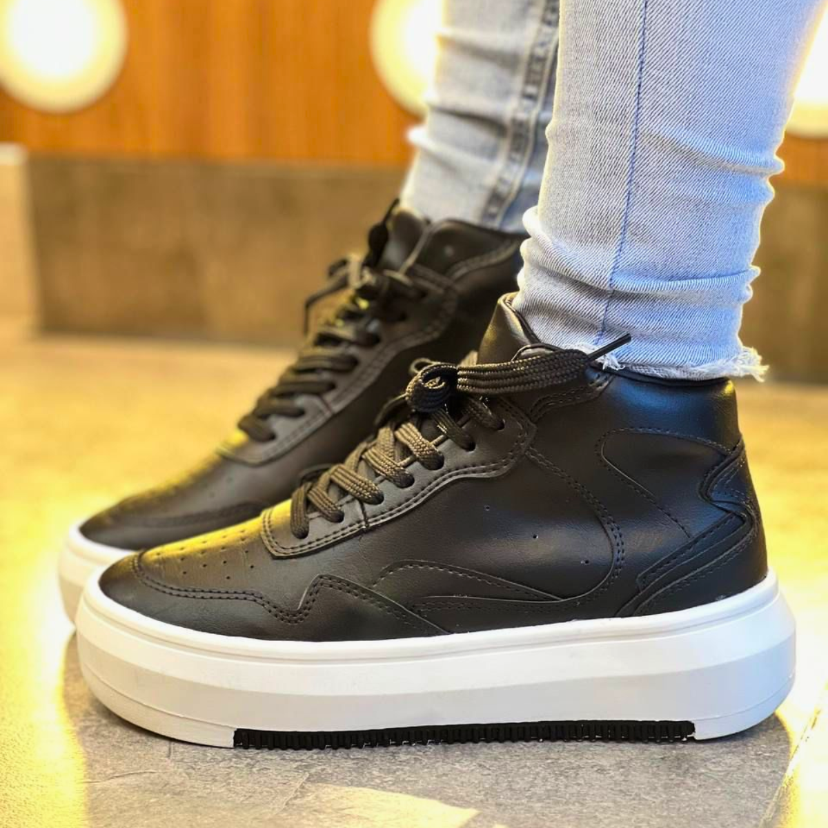 tenis para mujer en bota color negro Comprar tienda onlineshoppingcenterg Colombia centro de compras en linea